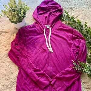Old Navy Zip-Up Hoodie – Size large, Soft Purple